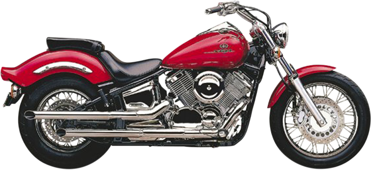 COBRA Drag Mufflers - Chrome - V-Star 1100 2267