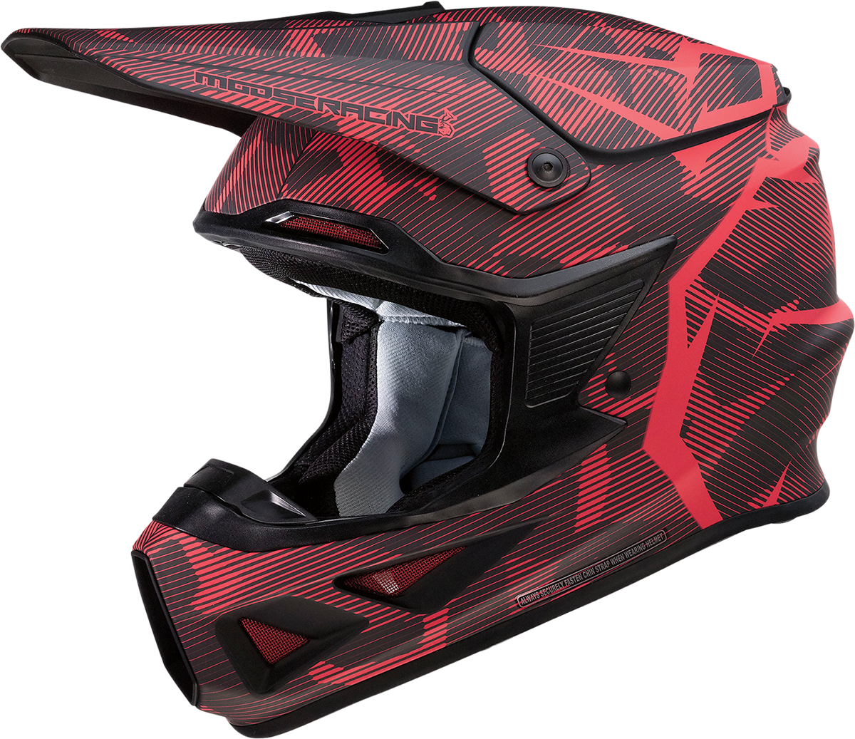 MOOSE RACING F.I. Helmet - Agroid Camo - MIPS® - Red/Black - Small 0110-7760