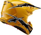 ALPINESTARS Supertech M10 Motorcycle Helmet - Ampress - MIPS® - Gloss Black/Yellow - Medium 8300823-1414-M