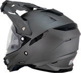 AFX FX-41DS Motorcycle Helmet - Frost Gray - Medium 0110-3762