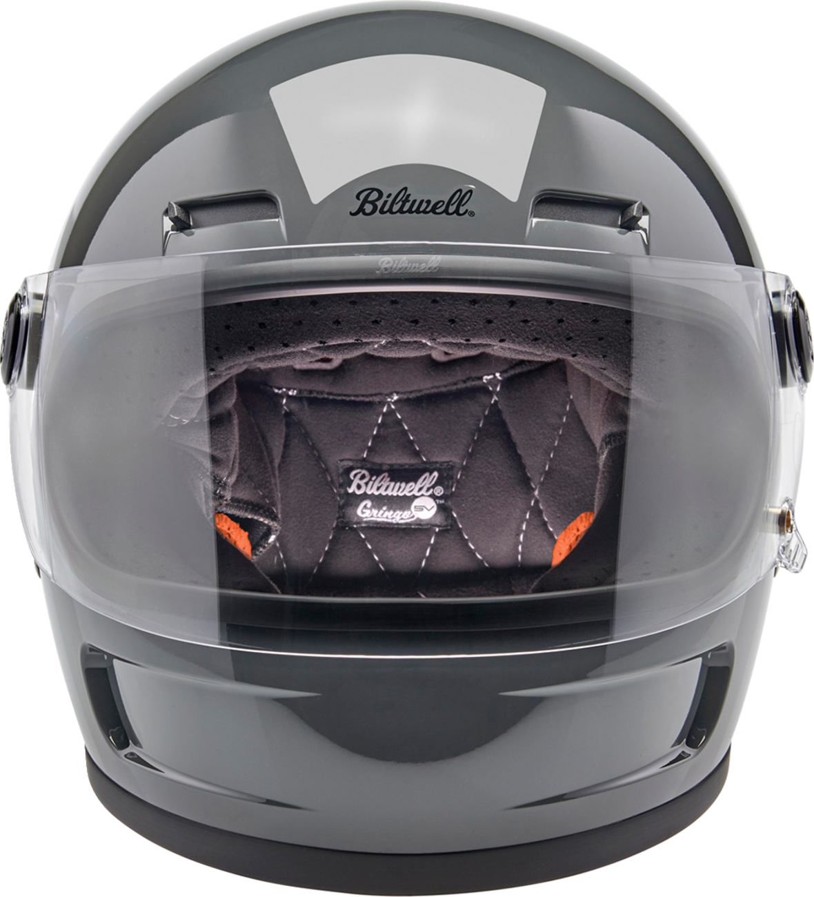 BILTWELL Gringo SV Motorcycle Helmet - Gloss Storm Gray - XS 1006-109-501