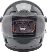 BILTWELL Gringo SV Motorcycle Helmet - Gloss Storm Gray - 2XL 1006-109-506