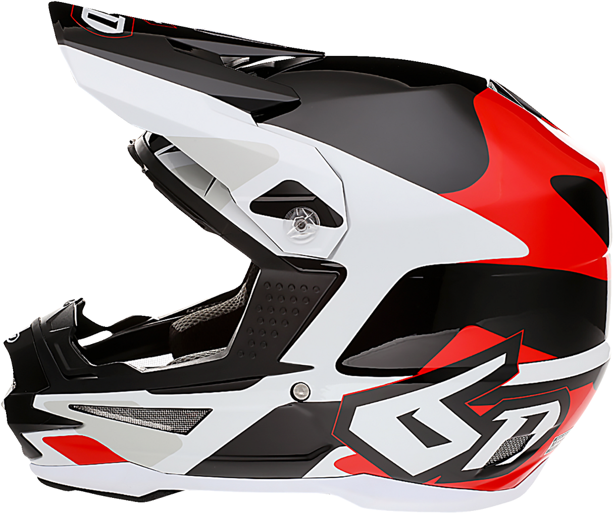 6D ATR-1 Motorcycle Helmet - Apex - Red - XS 10-4534