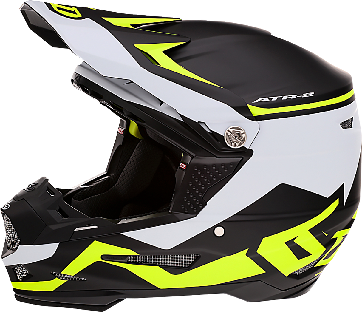 6D ATR-2 Motorcycle Helmet - Drive - Neon Yellow - Small 12-2765