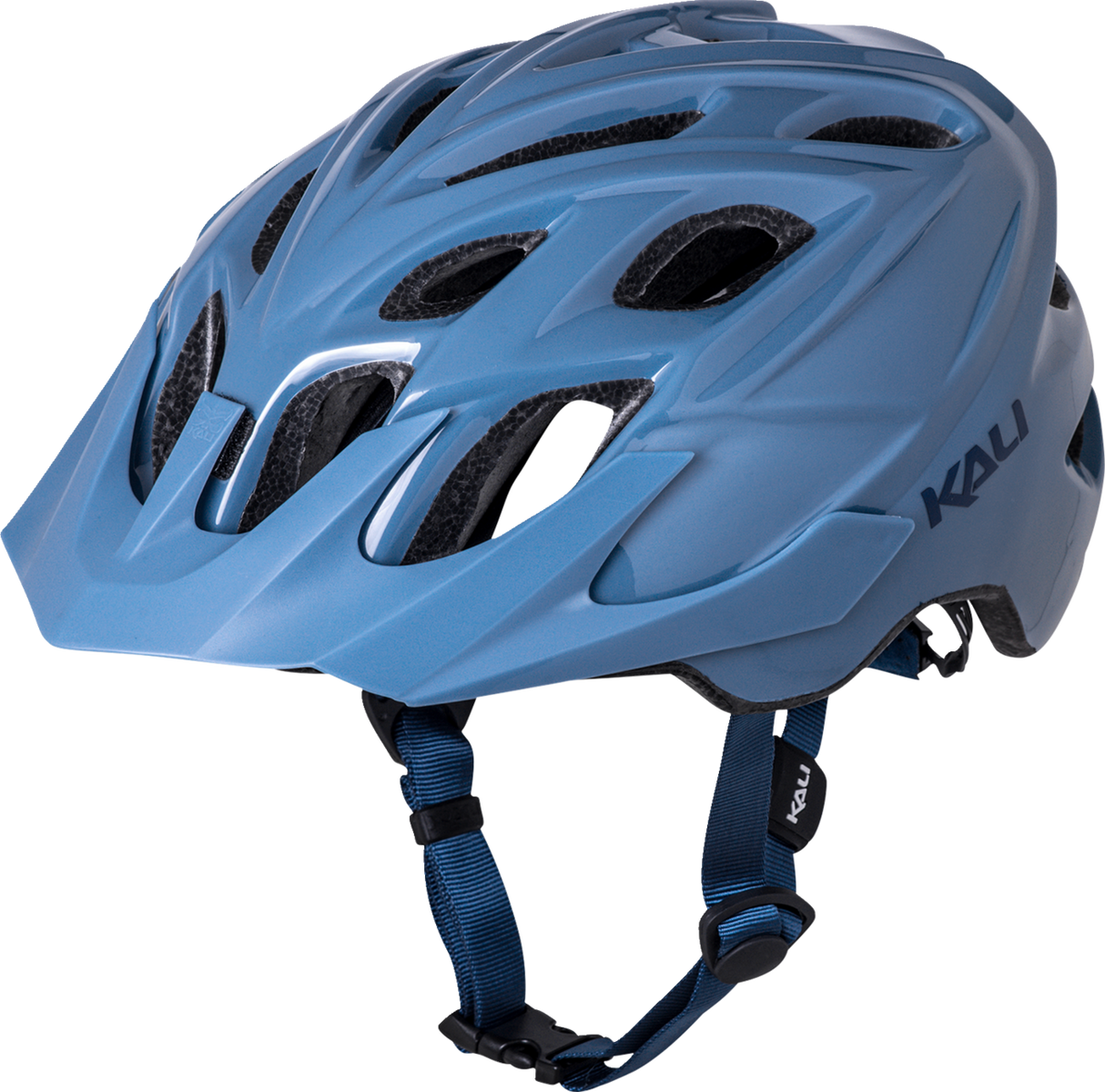 KALI Chakra Solo Bicycle Helmet - Thunder Blue - S/M 0221221126