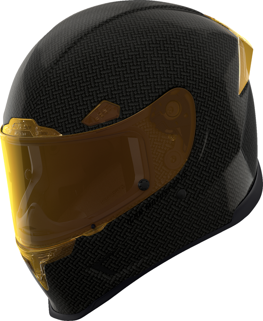 ICON Airframe Pro™ Motorcycle Helmet - Carbon 4Tress - Yellow - 2XL 0101-16664