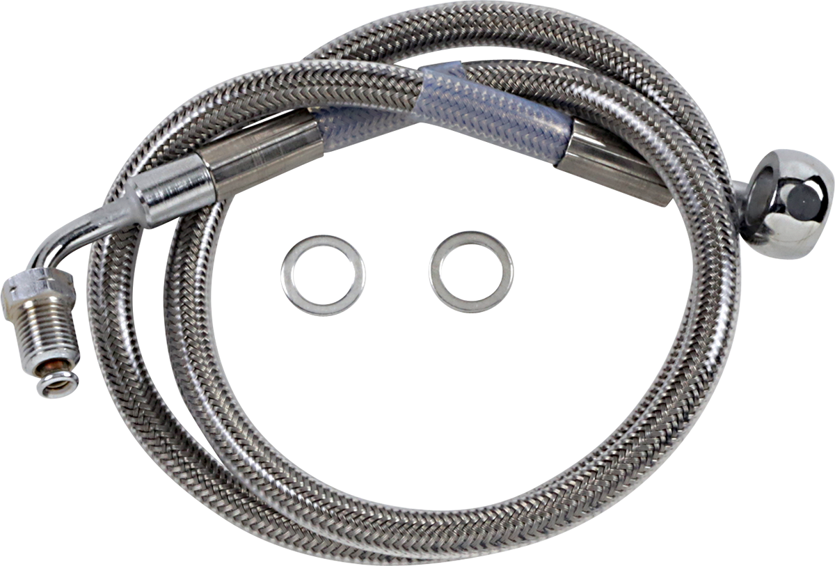 DRAG SPECIALTIES Brake Line - +6" - Stainless Steel - '18-'21 Softail 618601-6