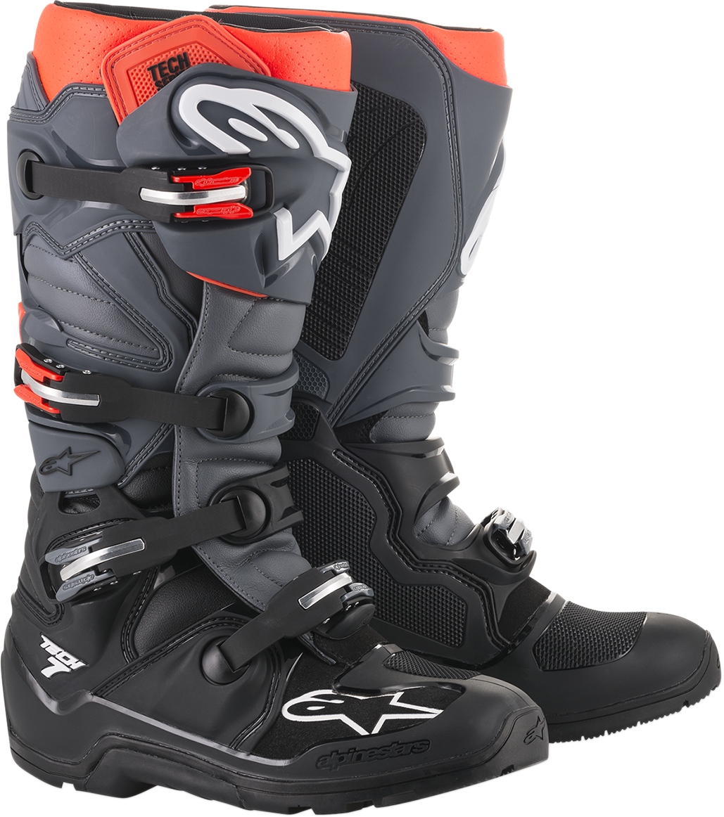 ALPINESTARS Tech 7 Enduro Boots - Black/Gray - US 11 2012114113311