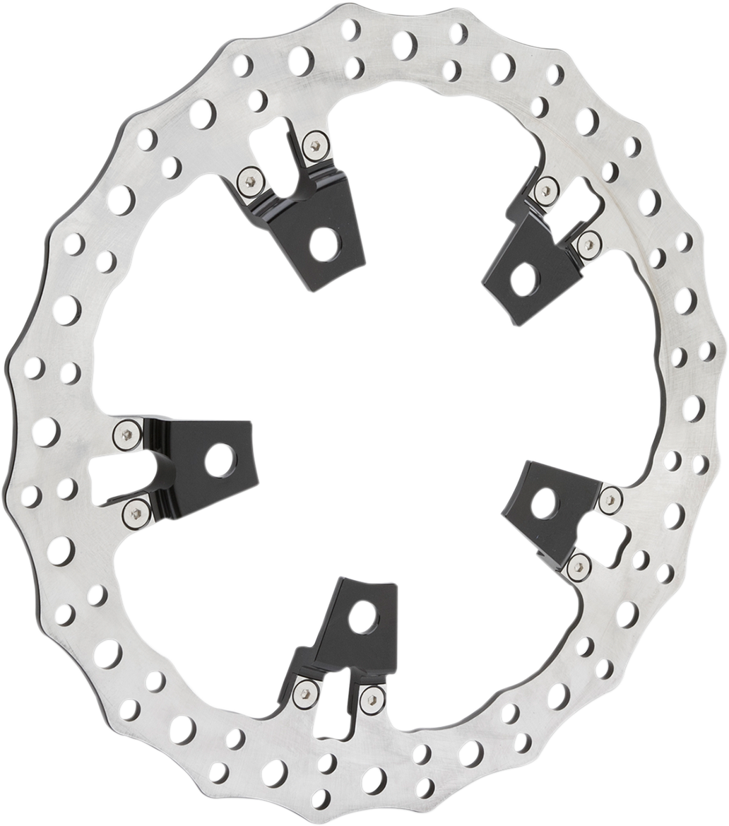 ARLEN NESS Jagged Left Brake Rotor - Touring - 14" 02-950