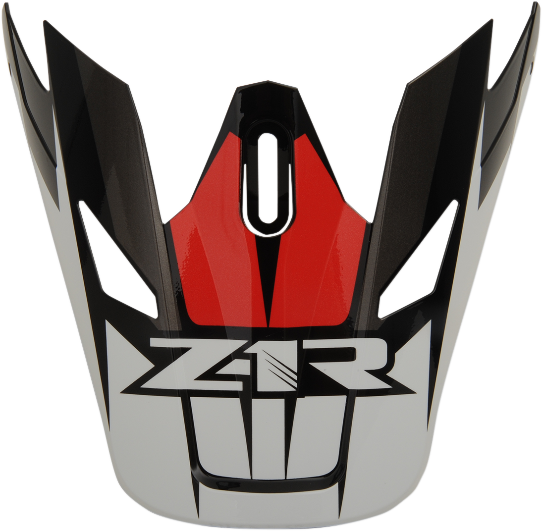 Z1R Rise Visor Kit - Ascend - Red 0132-1247