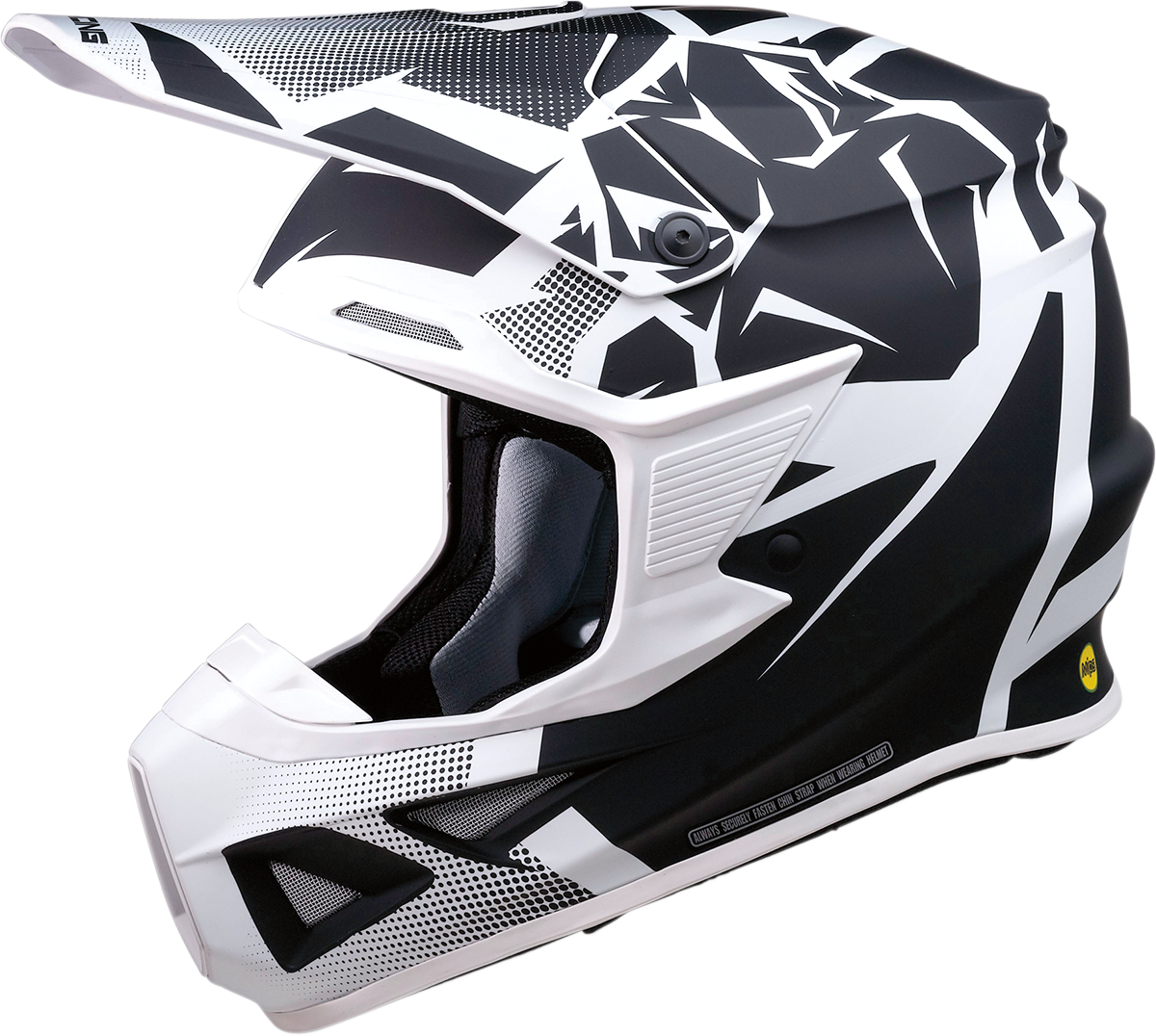 MOOSE RACING F.I. Helmet - Agroid™ - MIPS® - White/Black - 2XL 0110-6703