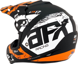 AFX FX-17 Motorcycle Helmet - Attack - Matte Black/Orange - Small 0110-7155