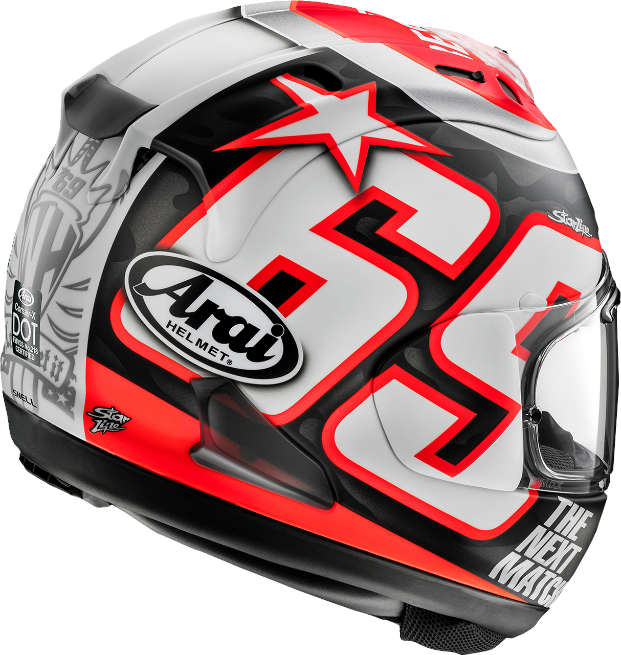 ARAI Corsair-X Motorcycle Helmet - Nicky Reset - Frost - XS 0101-15895