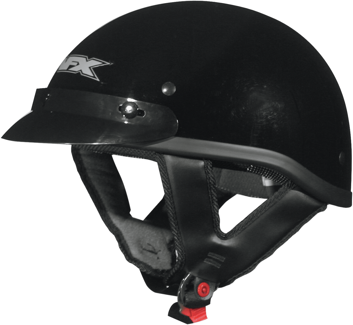 AFX FX-70 Motorcycle Helmet - Gloss Black - Small 1030424