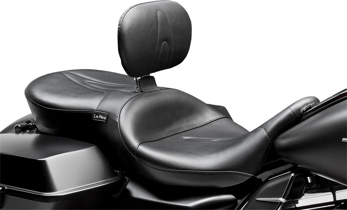 LE PERA RT66 Seat - With Backrest - Stitched - Black - FL LK-767BR