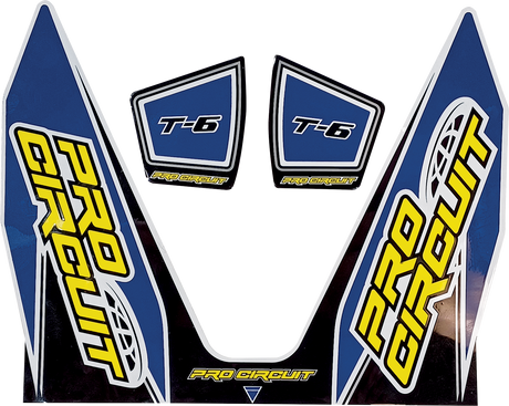 PRO CIRCUIT T-6 Decal - Dark Blue D22T6-DB