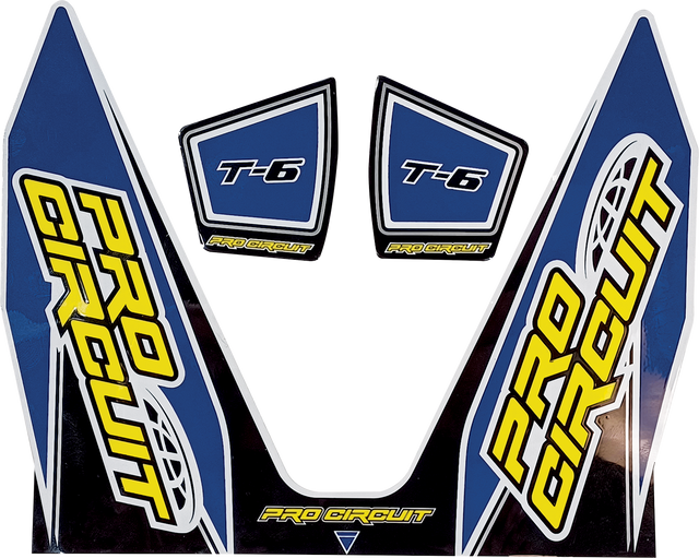 PRO CIRCUIT T-6 Decal - Dark Blue D22T6-DB