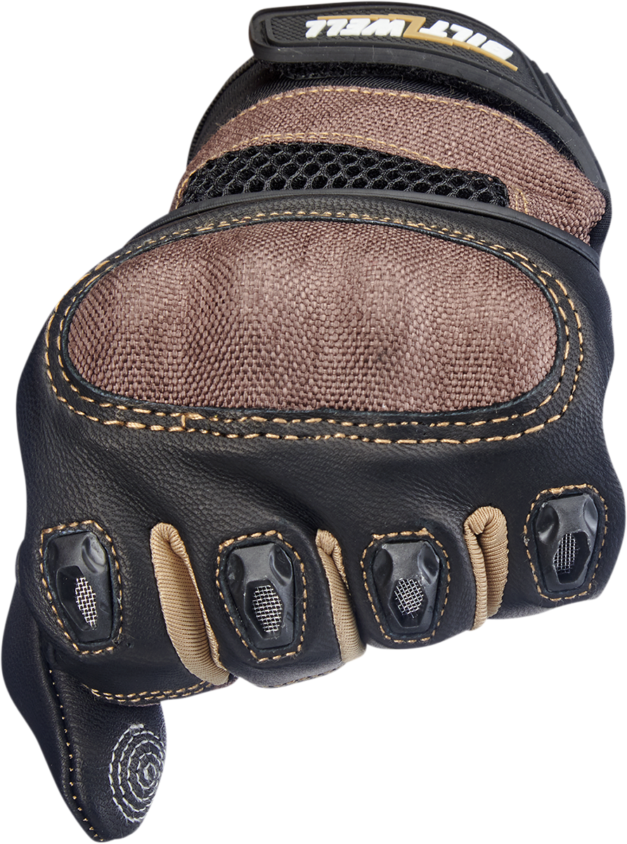 BILTWELL Bridgeport Gloves - Chocolate - XS 1509-0201-301