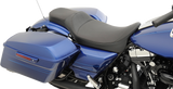 DRAG SPECIALTIES Extended Reach Predator Seat - Mild Stitched - FL '08-'22 0801-1006