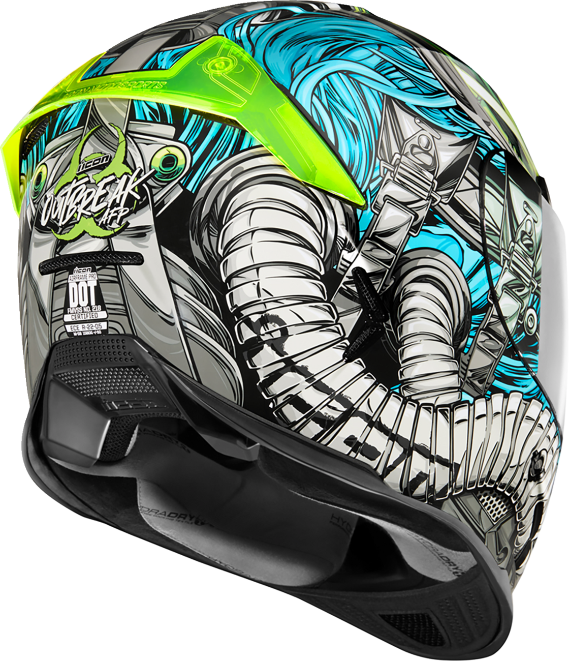 ICON Airframe Pro™ Motorcycle Helmet - Outbreak - Blue - 3XL 0101-14950