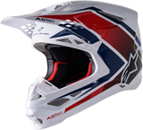 ALPINESTARS Supertech M10 Motorcycle Helmet - Meta 2 - MIPS® - White/Red/Blue - XL 8300422-2378-XL