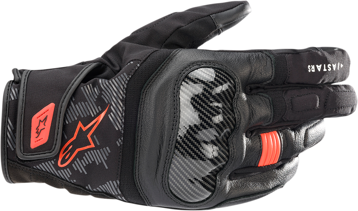 ALPINESTARS SMX Z Drystar® gloves - Black/Fluo Red - Large 3527421-1030-L