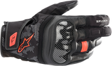 ALPINESTARS SMX Z Drystar® gloves - Black/Fluo Red - Medium 3527421-1030-M