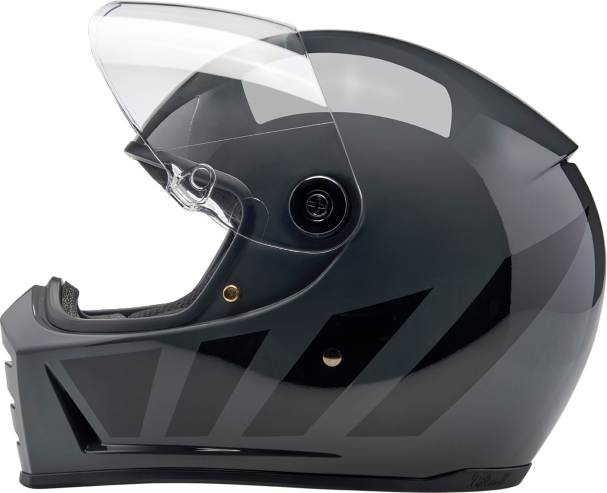 BILTWELL Lane Splitter Motorcycle Helmet - Storm Gray Inertia - Small 1004-569-502