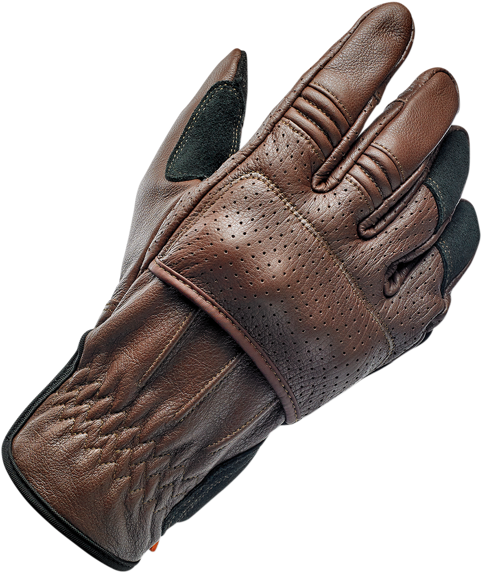 BILTWELL Borrego Gloves - Chocolate/Black - XS 1506-0201-301