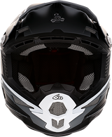 6D ATR-1 Motorcycle Helmet - Stealth - White - 2XL 10-4619