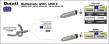 71429MI  Arrow Racing Collector for Ducati Multistrada 1200/S 10-14