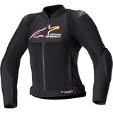 ALPINESTARS Women Stella SMX Air Jacket - Black/Yellow/Pink - Medium 3316523-1439-M