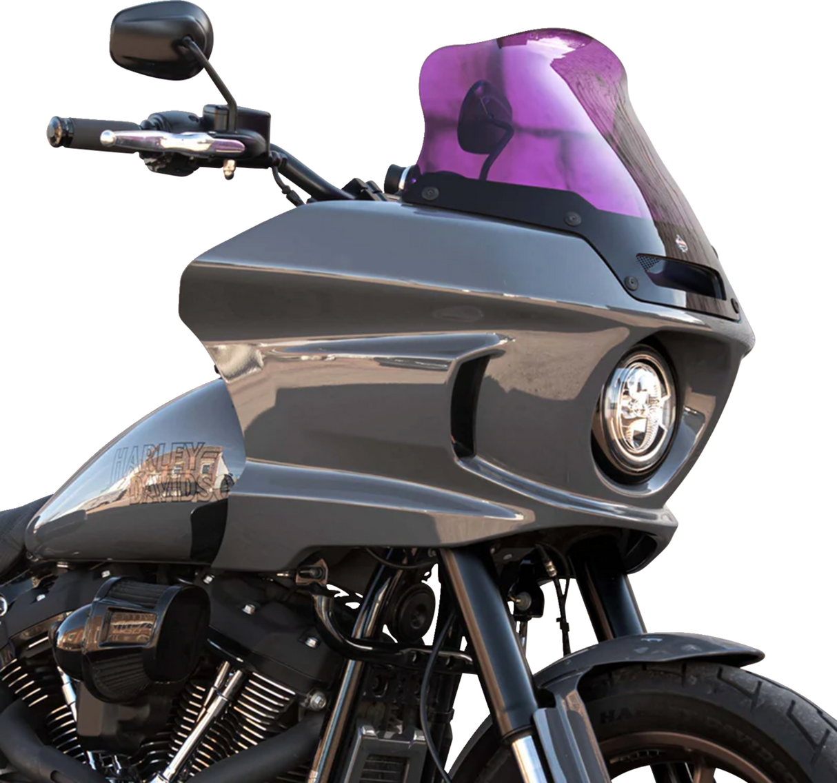 KLOCK WERKS Kolor Flare™ Sport Windshield - 8" - Purple - FXLRST KWW-02-0634