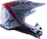 ALPINESTARS Supertech M10 Motorcycle Helmet - Daytona - MIPS® - Haze Gray/Orange Fluo/Rhodamine - XL 8302423-9243-XL