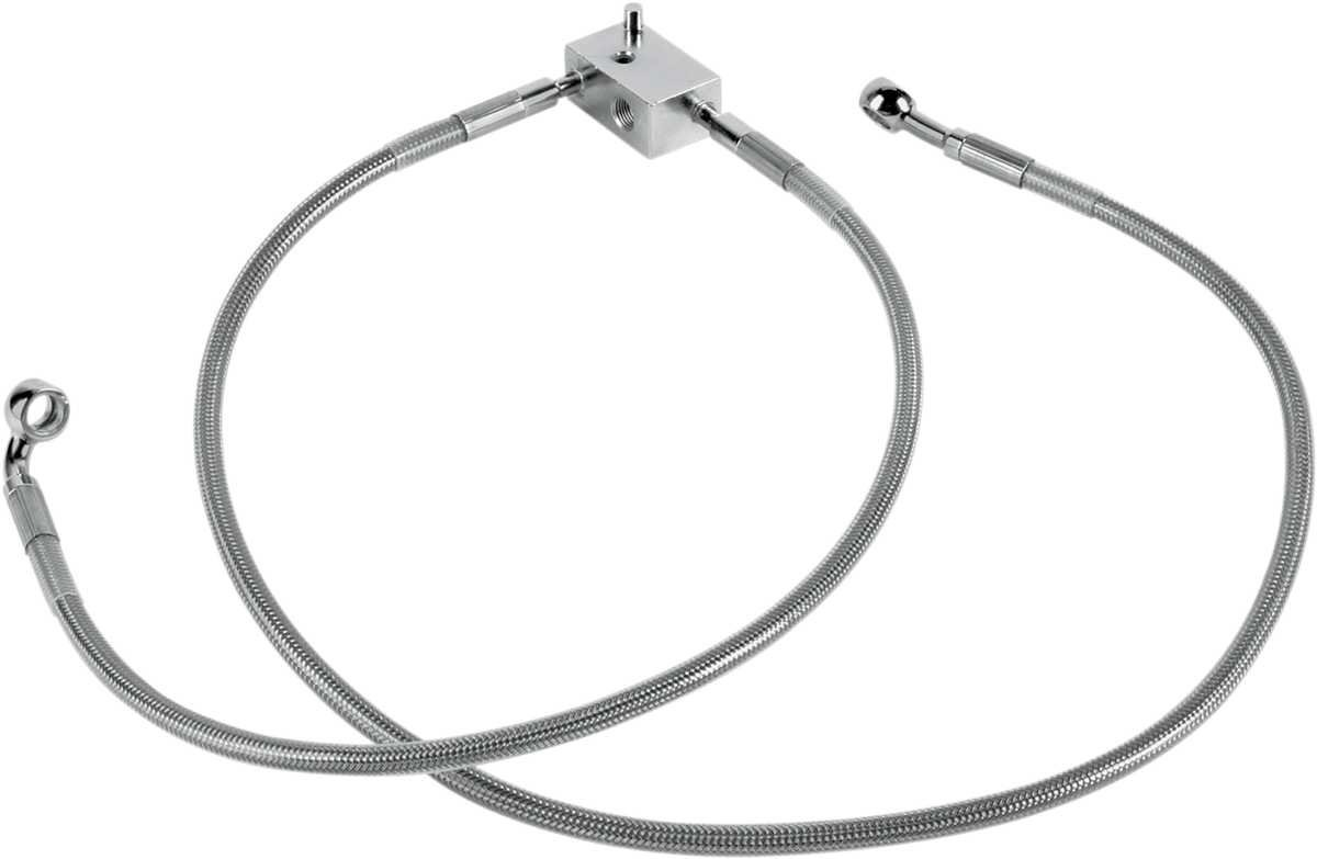 DRAG SPECIALTIES Brake Line - Rear - Stainless Steel 640221