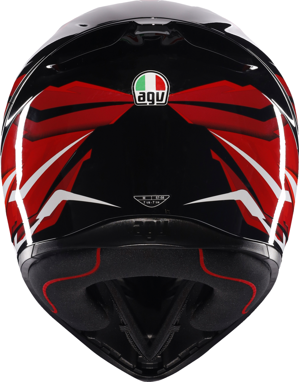 AGV K1 S Motorcycle Helmet - Lion - Black/Red/White - Small 2118394003-035-S