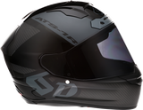 6D ATS-1R Motorcycle Helmet - Wyman - Black/Gray - Large 30-0707