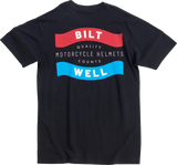 BILTWELL Badge T-Shirt - Black - Small 8101-074-002