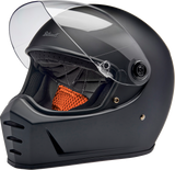 BILTWELL Lane Splitter Motorcycle Helmet - Flat Black - Medium 1004-201-503