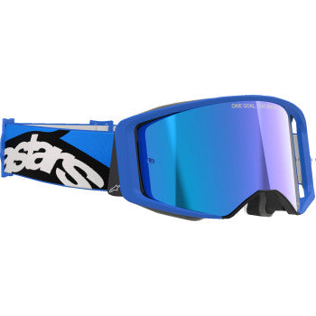 ALPINESTARS GOGGLES  Supertech Goggle - Stream - Blue - Blue Mirror 5100625-7271