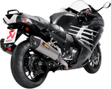 Akrapovic Exhaust Kawasaki ZX14R 2012-2025, Slip-On Line Titaniun and Carbon Fiber Tapered Muffler S-K14SO6-HZAAT