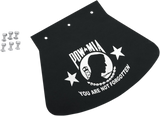 DRAG SPECIALTIES Mud Flap - POW-MIA - 10.5" W x 8" H 1420-0046