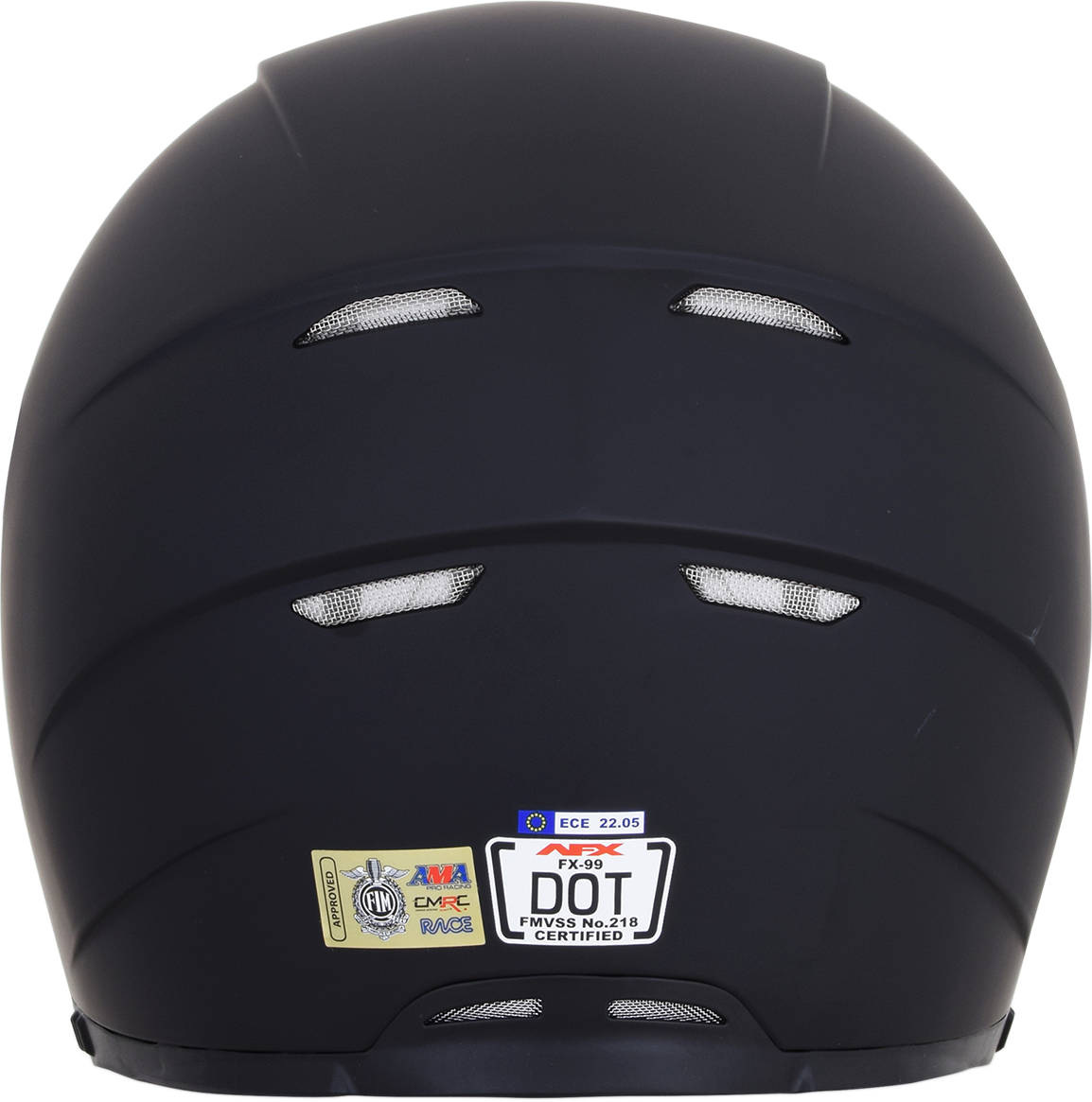 AFX FX-99 Motorcycle Helmet - Matte Black - Small 0101-11043