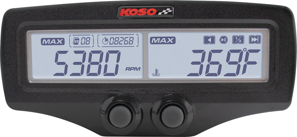 KOSO NORTH AMERICA EGT-02R Standard Dual Sensor Meter BA006010