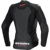 ALPINESTARS Stella Faster v3 Leather Jacket - Black/White Fluo/Coral - US 4 / EU 40 3113625-1781-40