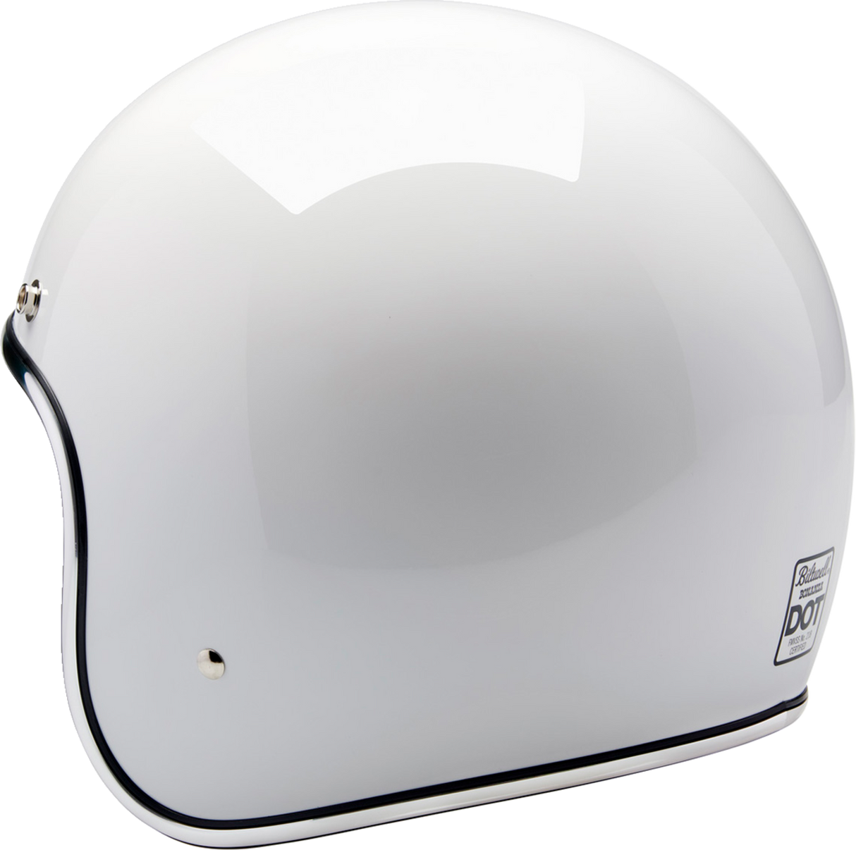 BILTWELL Bonanza Helmet - Gloss White - Small 1001-164-202