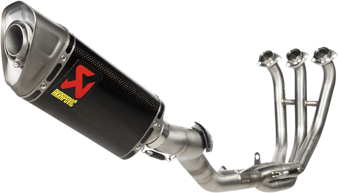 Yamaha Tracer 9 GT  2021-2024 Exhaust, Akrapovic Full System Muffler in Carbon Fiber S-Y9R14-APC