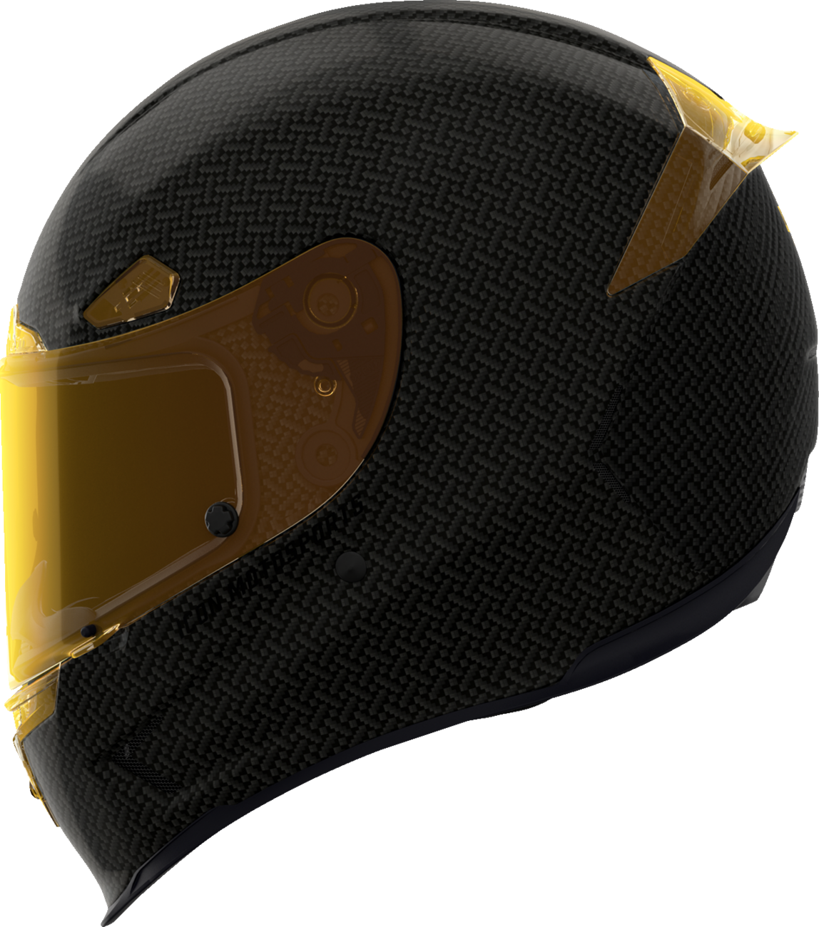 ICON Airframe Pro™ Motorcycle Helmet - Carbon 4Tress - Yellow - Small 0101-16660