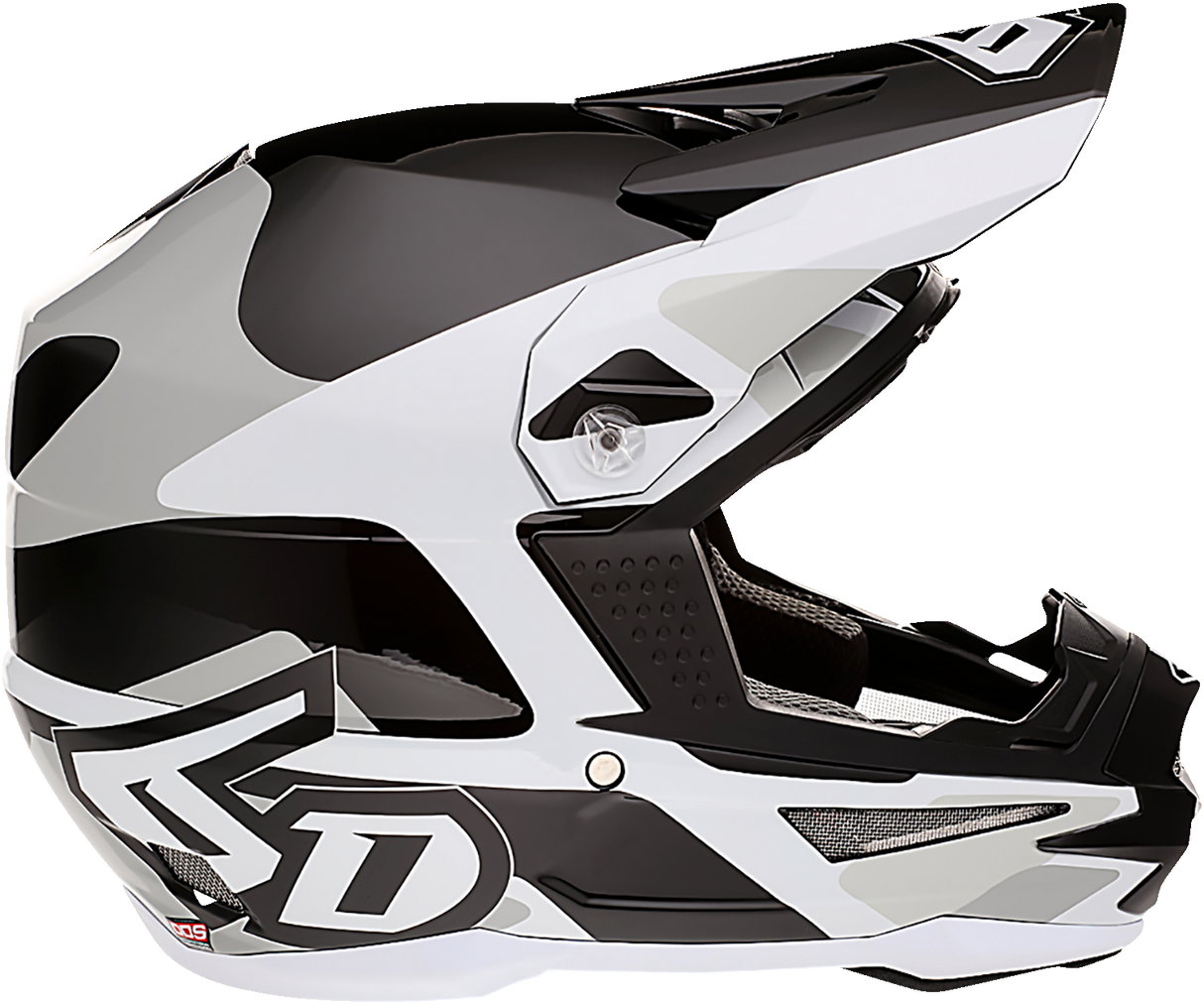 6D ATR-1 Motorcycle Helmet - Apex - White - Small 10-4515