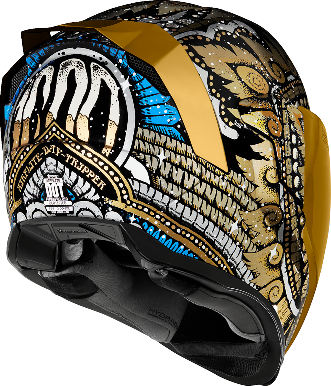 ICON Airflite™ Motorcycle Helmet - DayTripper - Gold - XS 0101-14699